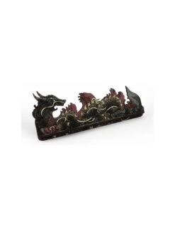 Board Game Card Holders: Card Holder S Dragon Fullprint (Red)