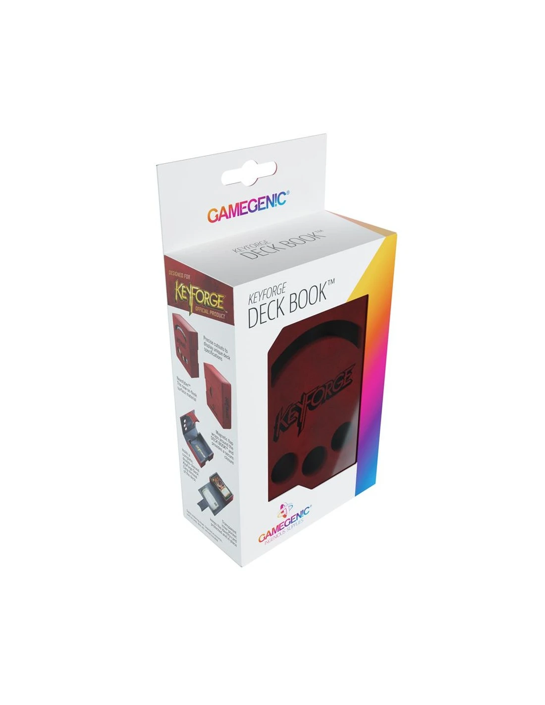 Gamegenic DECKBOX Keyforge Deck Book Red 3 Gamegenic DECKBOX Keyforge Deck Book Red