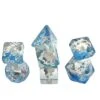 Dice Set Blue Unicorn (7) -Spel Speelgoed Winkel dice set blue unicorn 7