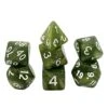 Dice Set Pearl: Lightgreen Powder (7) 1 Dice Set Pearl: Lightgreen Powder (7) -Spel Speelgoed Winkel dice set pearl lightgreen powder 7