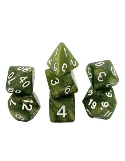 Dice Set Pearl: Lightgreen Powder (7)