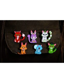 Die Insel Der Katzen: Pins (6 Stuck)