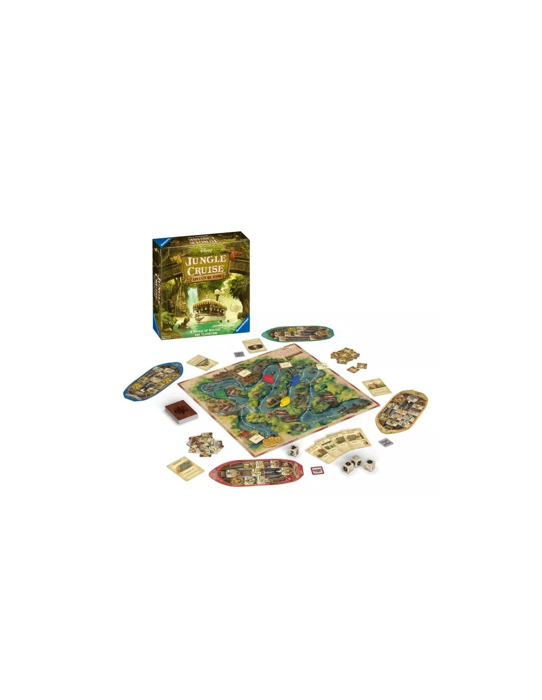 Ravensburger Disney Jungle Cruise Adventure Game (Beschadigd) 4 Ravensburger Disney Jungle Cruise Adventure Game (Beschadigd) - Afbeelding 2