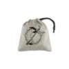 Elvish Beige & Black Basic Dice Bag -Spel Speelgoed Winkel elvish beige black basic dice bag