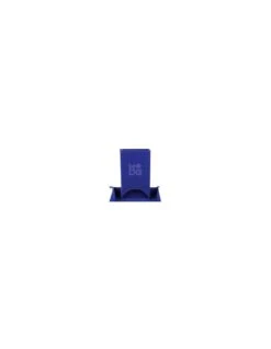 Fold Up Velvet Dice Tower Blue
