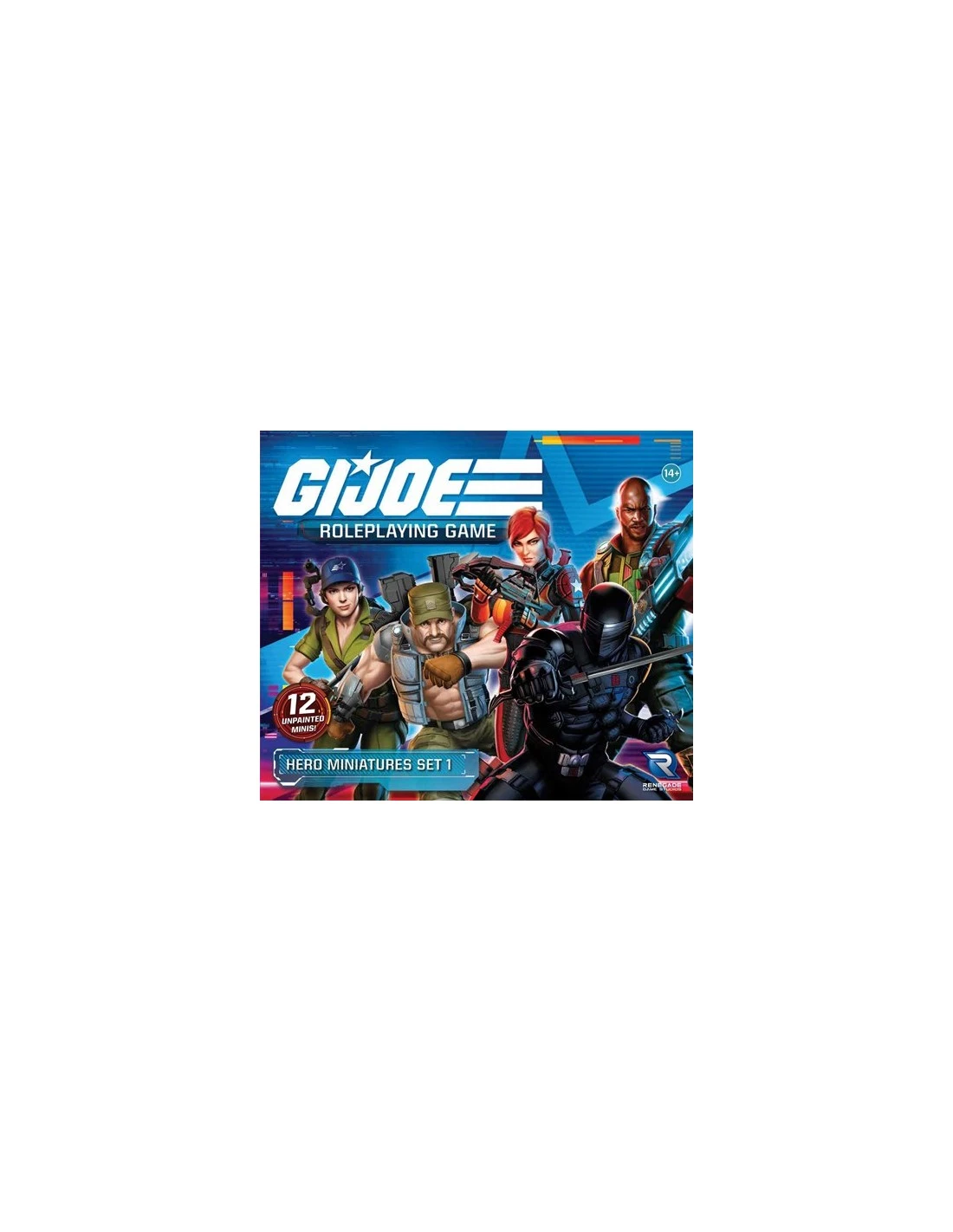 Renegade Game Studios G.I. Joe RPG Hero Miniatures Set 1 3 Renegade Game Studios G.I. Joe RPG Hero Miniatures Set 1