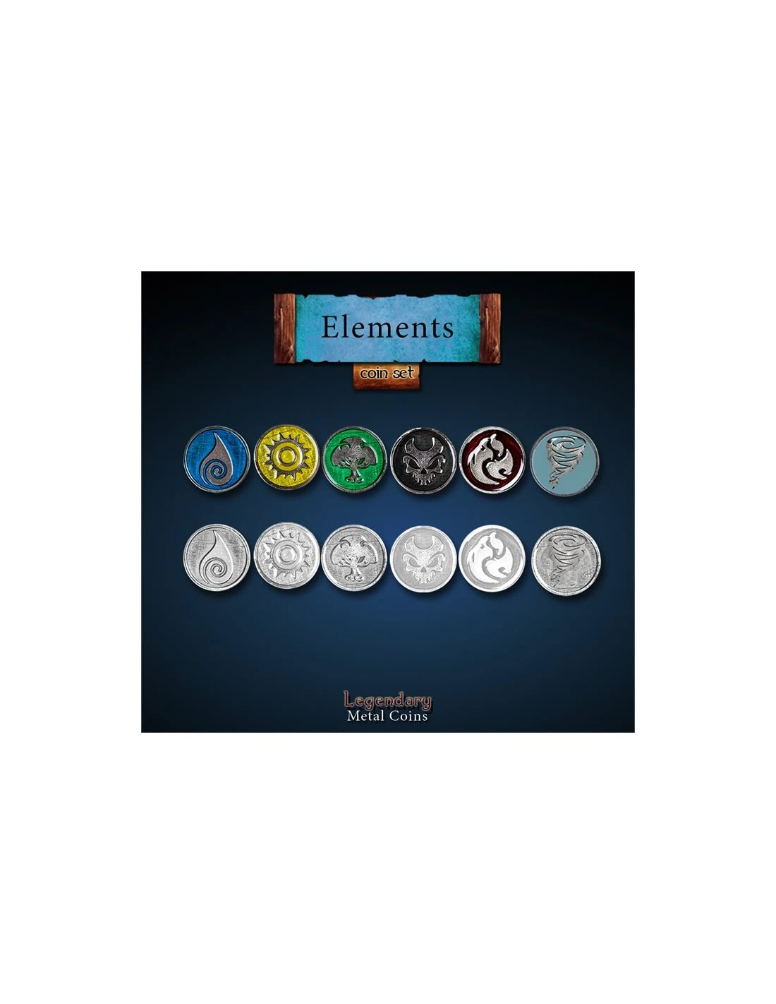 Gloomhaven Elements Pack All 6 Elements (6) 3 Gloomhaven Elements Pack All 6 Elements (6)