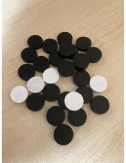 Houten Schijfjes Voor Het Spel TEN