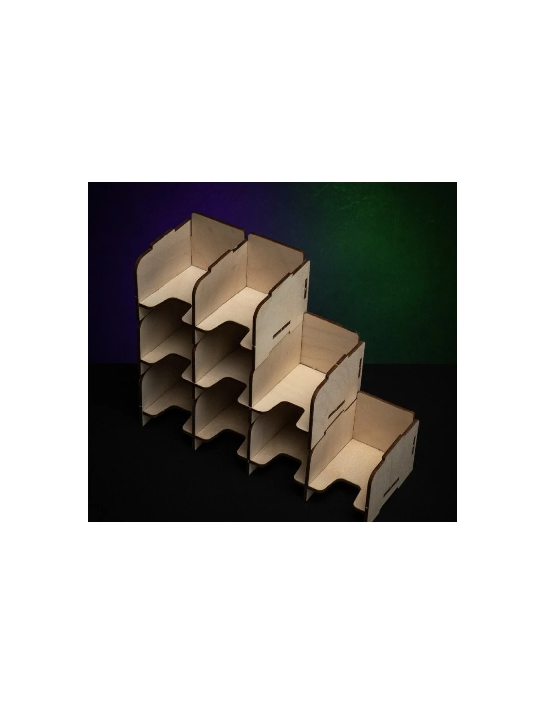 Laserox Stackable Card Holder - Mini 2 Slot 4 Laserox Stackable Card Holder - Mini 2 Slot - Afbeelding 2