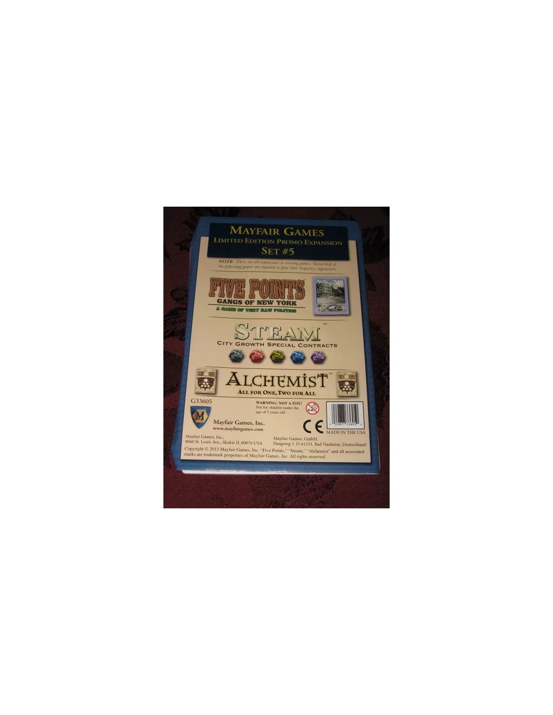Mayfair Games Limited Edition Promo Expansion Set 5 3 Mayfair Games Limited Edition Promo Expansion Set 5