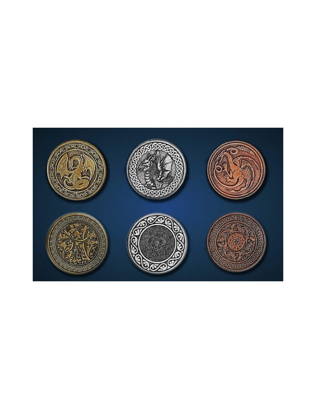 Metalen Munt - Dragon 3 Metalen Munt - Dragon