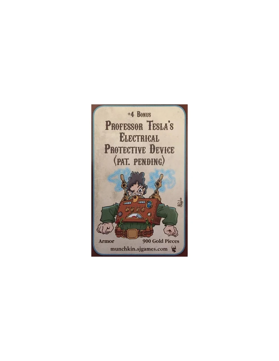 Steve Jackson Games Munchkin Steampunk: Professor Tesla's Electrical Protective Device (Pat. Pending) 3 Steve Jackson Games Munchkin Steampunk: Professor Tesla's Electrical Protective Device (Pat. Pending)