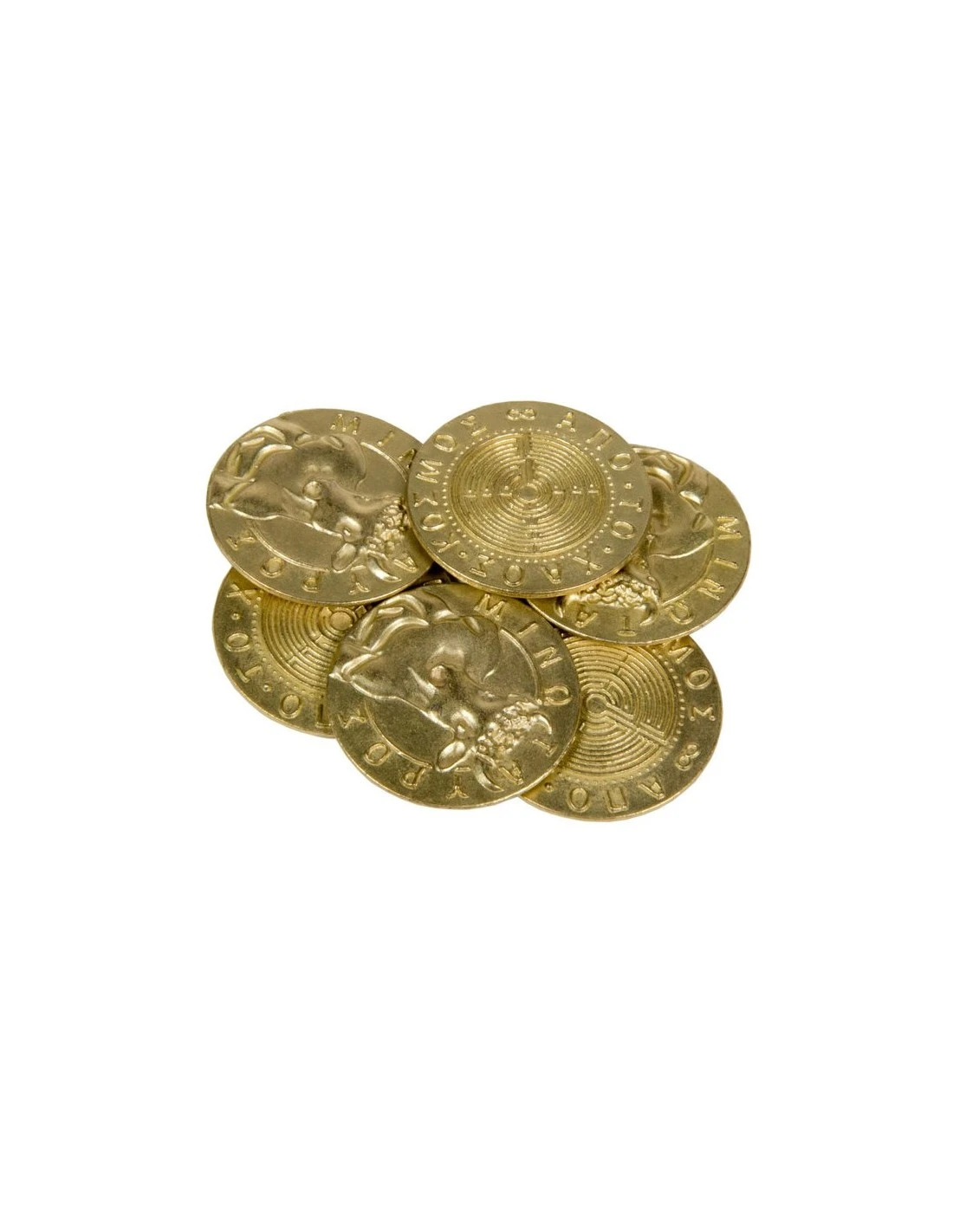 Mythological Monsters Themed Gaming Coins - Jumbo 35mm (6-Pack) 3 Mythological Monsters Themed Gaming Coins - Jumbo 35mm (6-Pack)