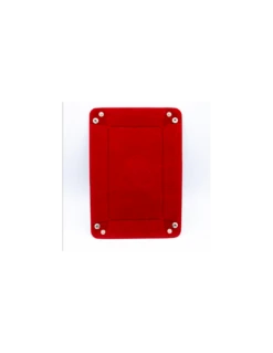 Rectangle Dice Tray Red