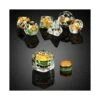 Resin Dice Set (7) Hamburger 2 Resin Dice Set (7) Hamburger -Spel Speelgoed Winkel resin dice set 7 hamburger