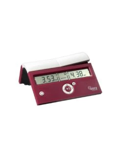 Philos Schaakklok DGT Easy Rood/Wit (beschadigd Doosje)