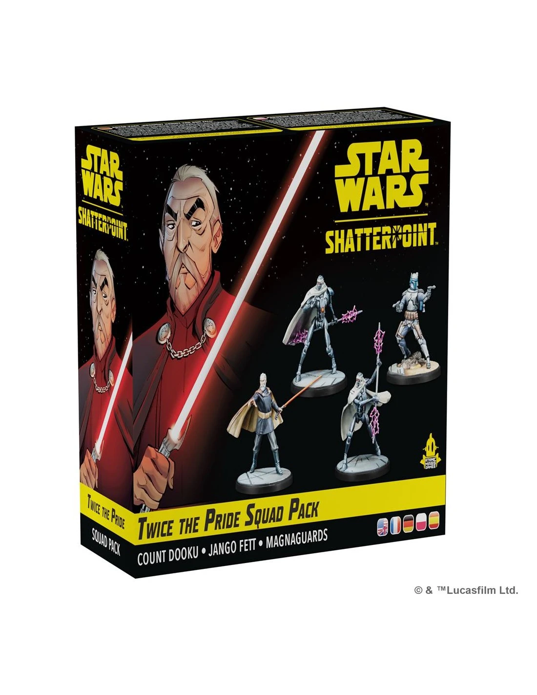Atomic Mass Games Star Wars: Shatterpoint - Count Dooku Squad Pack (Pre-Order: 2 June 2023) 3 Atomic Mass Games Star Wars: Shatterpoint - Count Dooku Squad Pack (Pre-Order: 2 June 2023)