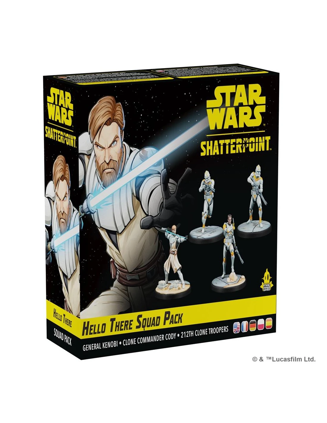 Atomic Mass Games Star Wars: Shatterpoint - General Obi-Wan Kenobi Squad Pack (Pre-Order: 2 June 2023) 3 Atomic Mass Games Star Wars: Shatterpoint - General Obi-Wan Kenobi Squad Pack (Pre-Order: 2 June 2023)