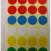 Stickervel Stippen 18mm 1 Stickervel Stippen 18mm -Spel Speelgoed Winkel stickervel stippen 18mm