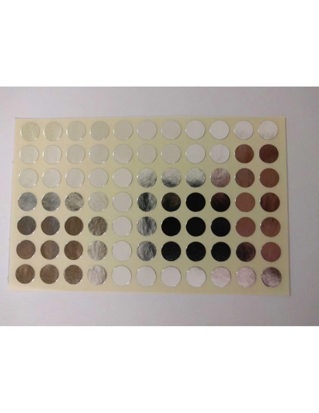 Stickervel Stippen Zilver 8,5mm 3 Stickervel Stippen Zilver 8,5mm