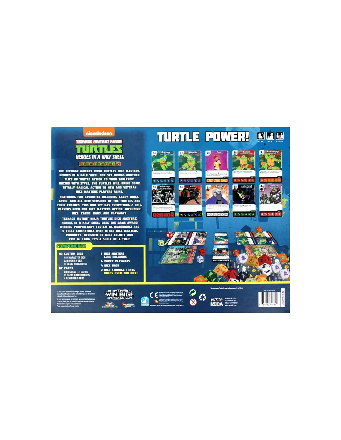 Wizkids Teenage Mutant Ninja Turtles Dice Masters: Heroes In A Half Shell 4 Wizkids Teenage Mutant Ninja Turtles Dice Masters: Heroes In A Half Shell - Afbeelding 2