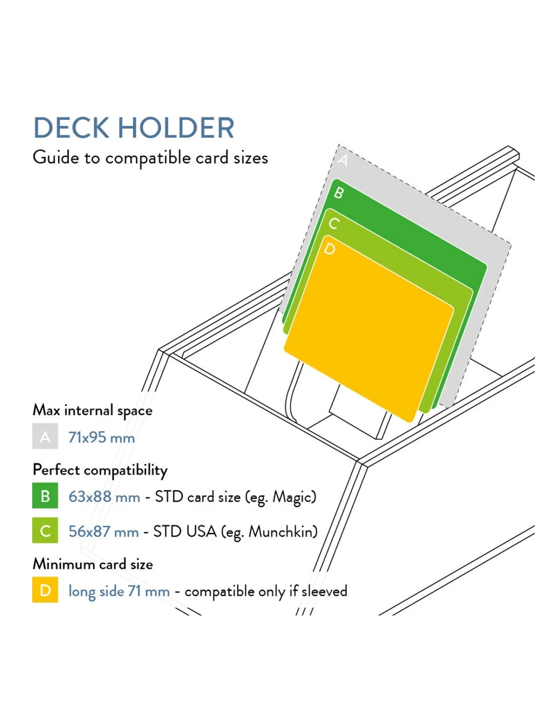 THE DICETROYERS: 500 Cards Deck Holder Ver. "Crate" 4 THE DICETROYERS: 500 Cards Deck Holder Ver. "Crate" - Afbeelding 2