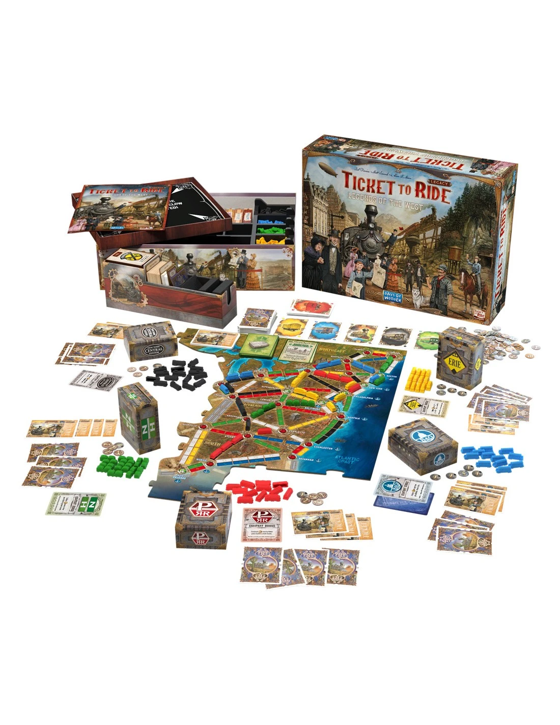 Days Of Wonder Ticket To Ride Legacy Legends Of The West (EN) (Pre-Order: November 2023) 4 Days Of Wonder Ticket To Ride Legacy Legends Of The West (EN) (Pre-Order: November 2023) - Afbeelding 2